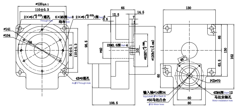 HC中空旋轉(zhuǎn)盤減速機(jī)